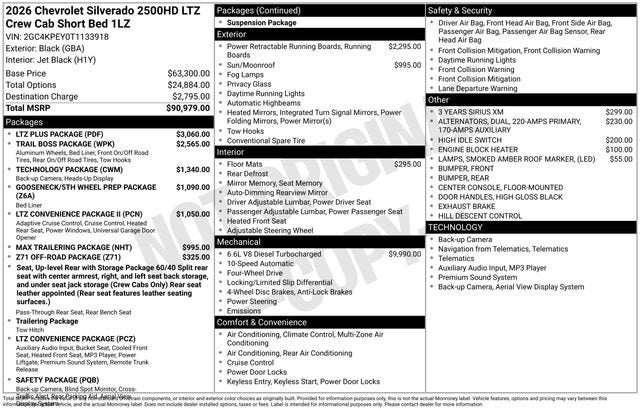 2026 Chevrolet Silverado 2500 HD LTZ