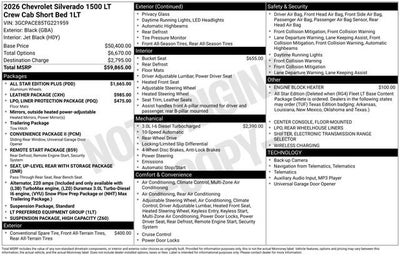 2026 Chevrolet Silverado 1500 LT